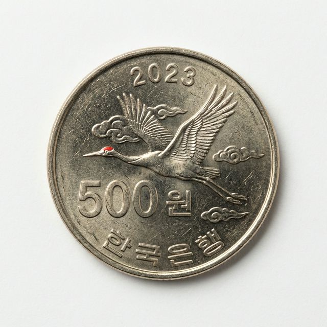 500 won coin